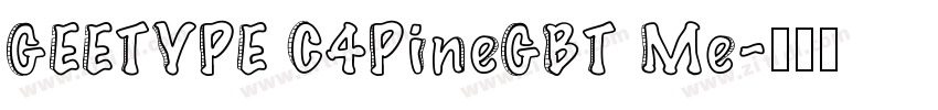 GEETYPE C4PineGBT Me字体转换